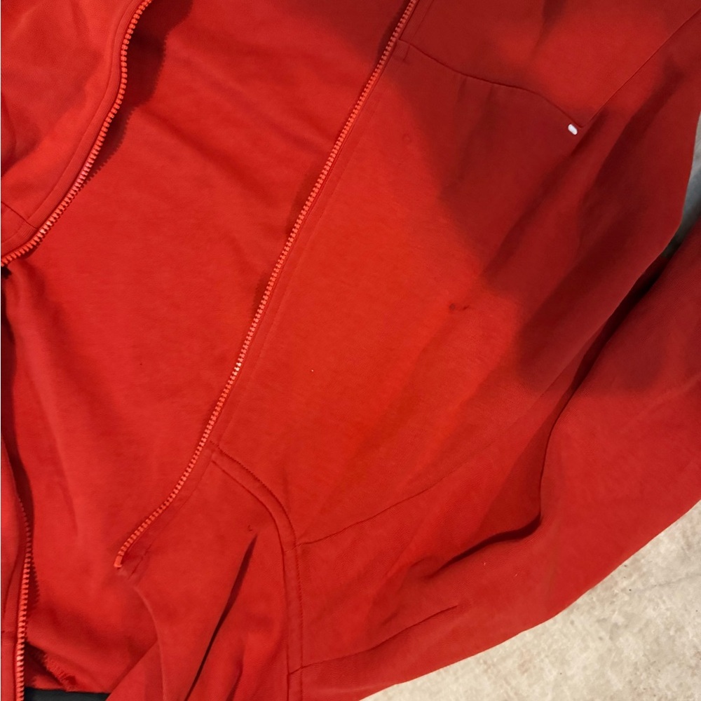 Nike Tech Crimson Full-Zip Hoodie - Picture 2 of 4